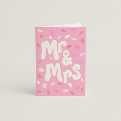Mr & Mrs Card / Marriage Card