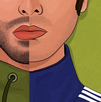 Noel & Liam Oasis Print