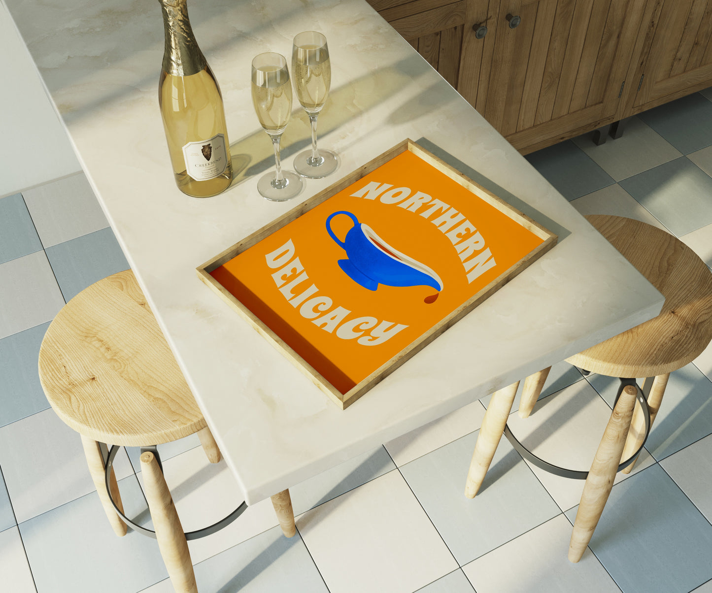 Northern Delicacy Illustrated Gravy Print