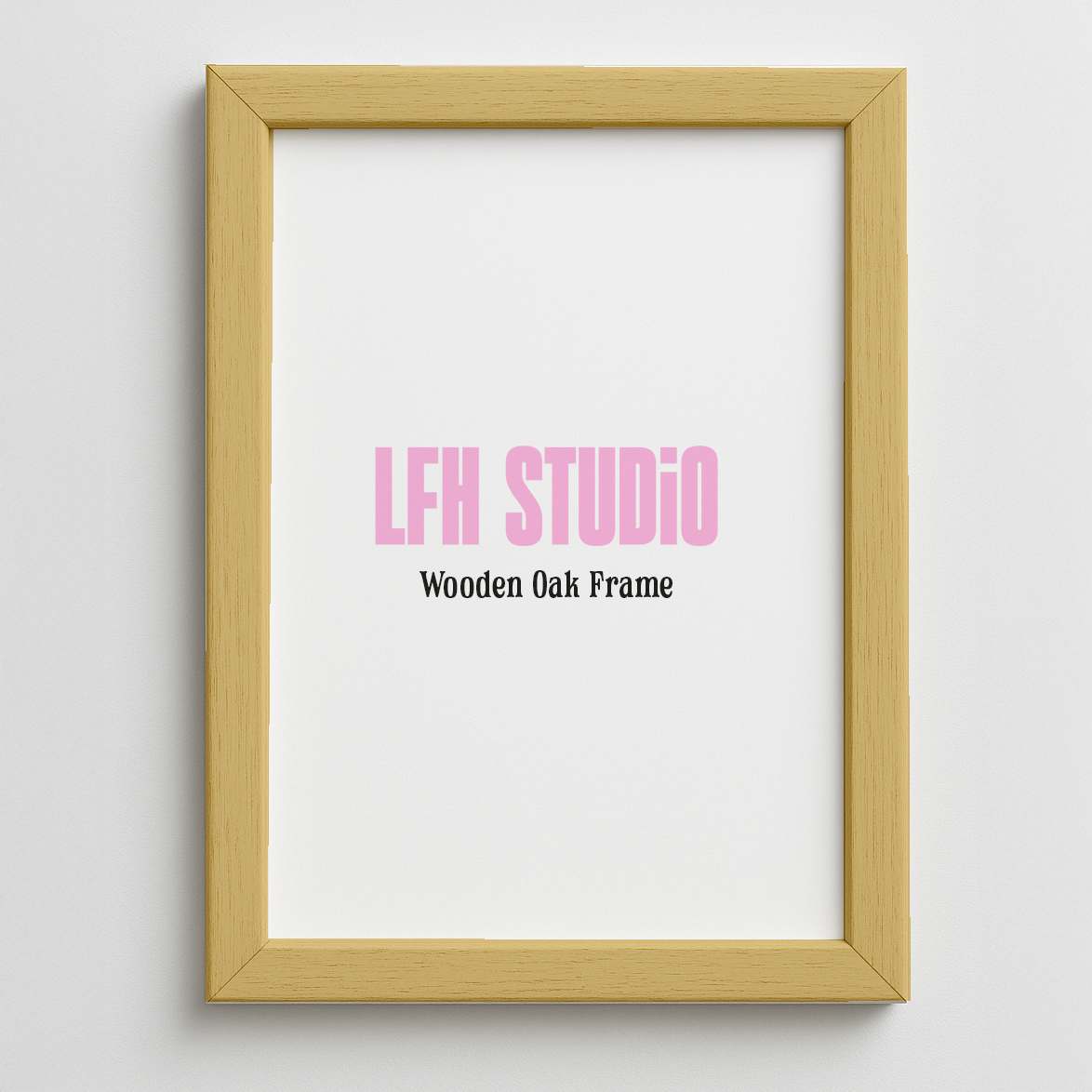 Oak Wooden Frame – LFH Studio