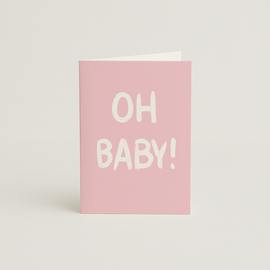 Oh Baby! Pink Card