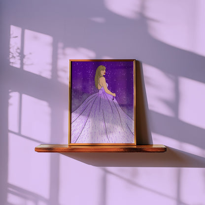 Taylor Swift Original Speak Now Illustrated Print