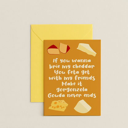 Spice Girls Cheese Card