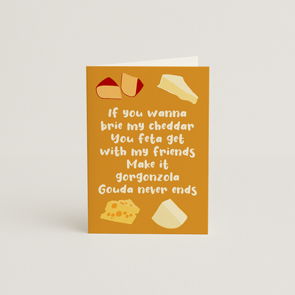 Spice Girls Cheese Card