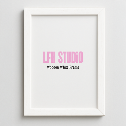 White Wooden Frame