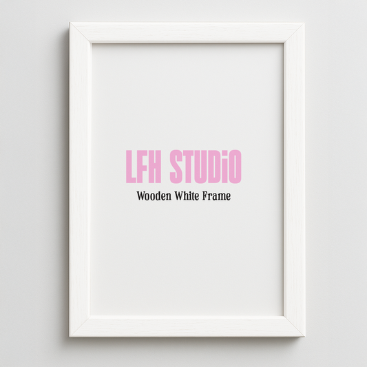 White Wooden Frame